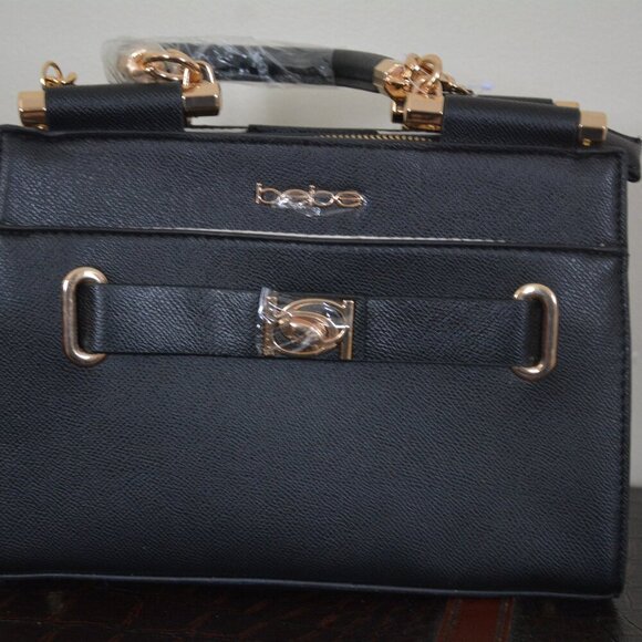 bebe Handbags - bebe Alex Small Satchel With Credit Card Organizer NWT